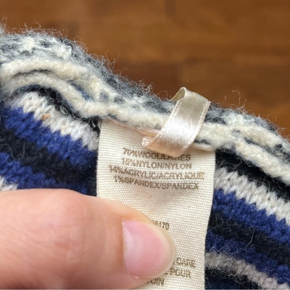 Free People wool Striped infinity Scarf - Picture 2 of 3